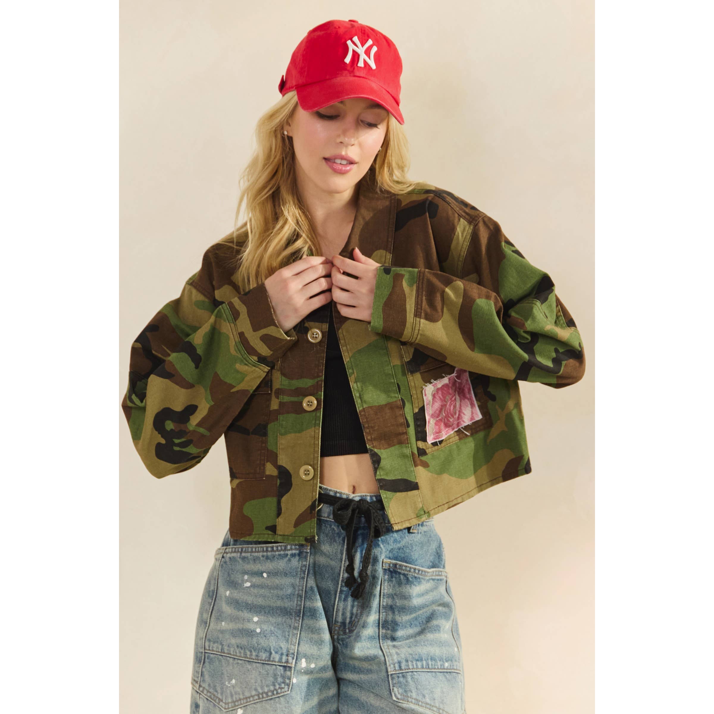 Camo Contrast Jacket