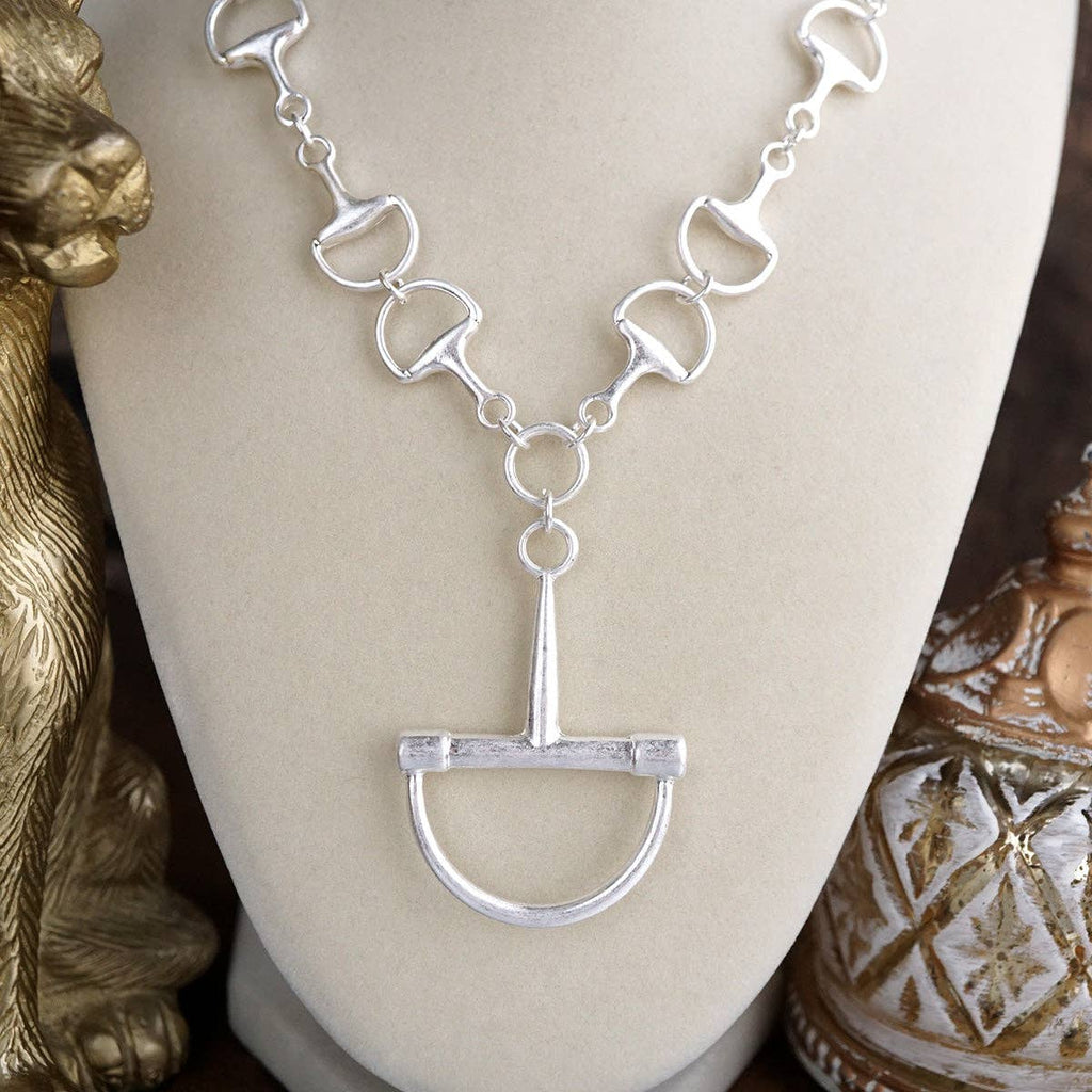 Bit by Bit – Horse Bit Pendant Chain Necklace
