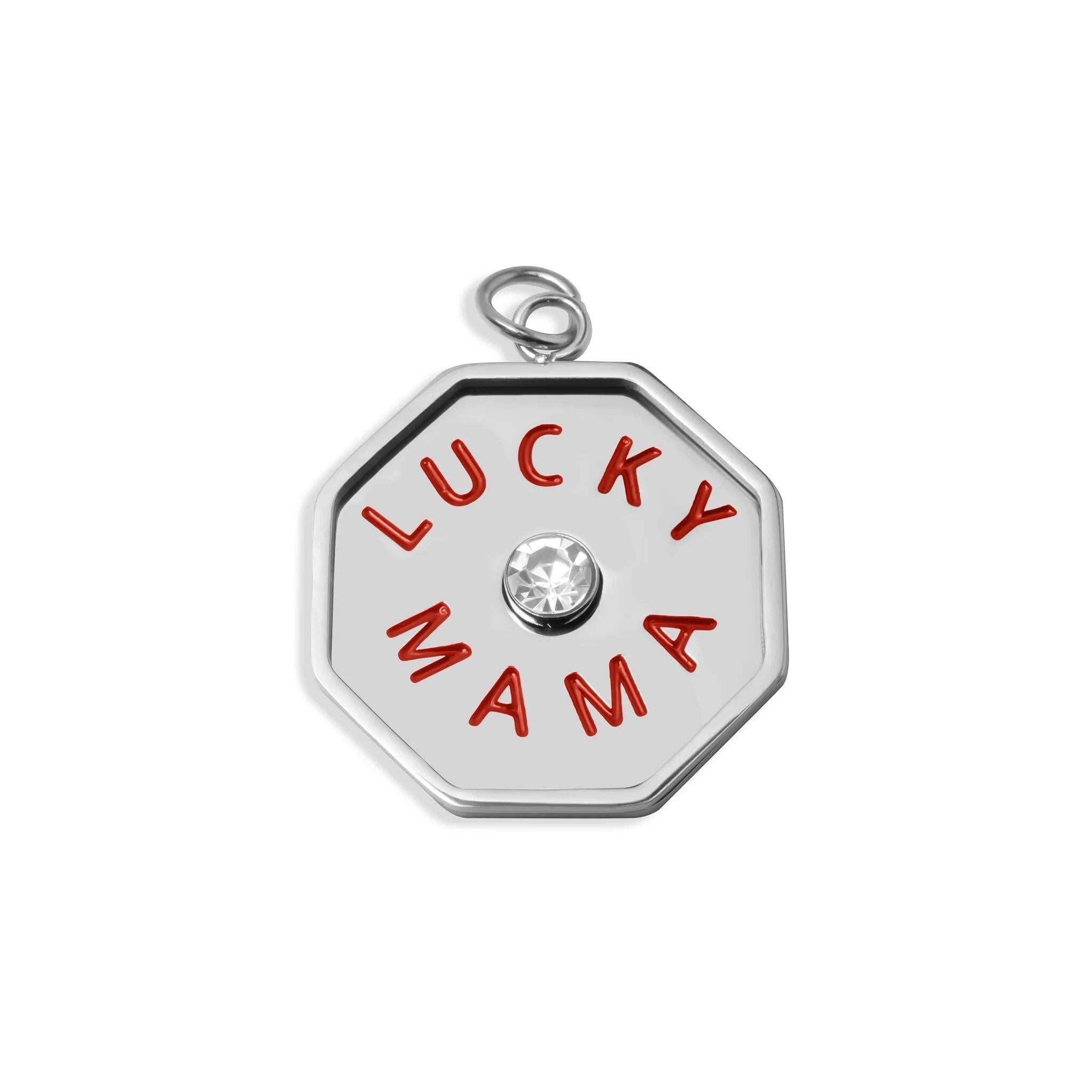 18K Gold PVD Stainless Steel Lucky Mama Charm