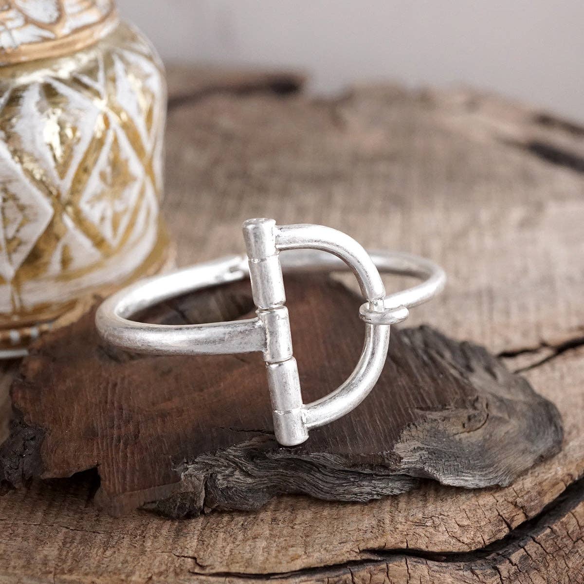 Equestrian Loop – Horsebit Hook Bracelet