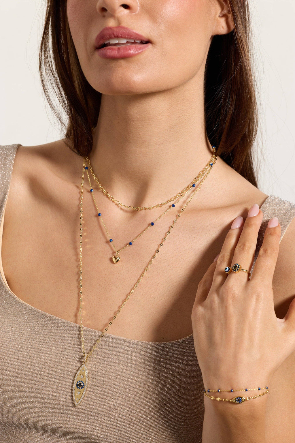 Festival Double Strand Evil Eye Bracelet