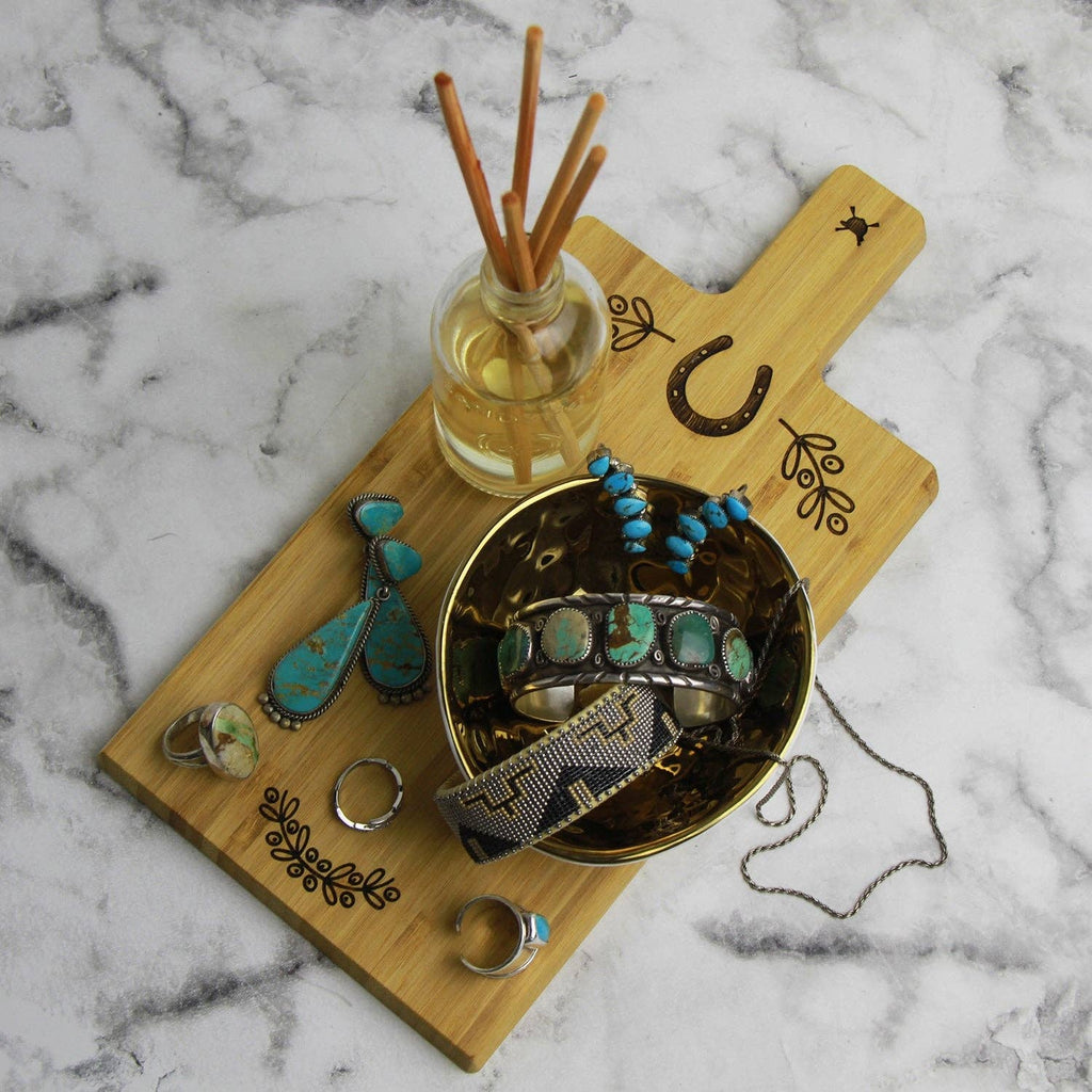 Olivia Deux Bamboo Mini Charcuterie Board