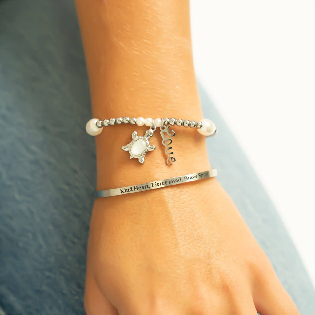 18K Gold PVD Stainless Steel Love Charm