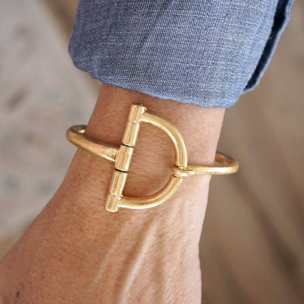 Equestrian Loop – Horsebit Hook Bracelet