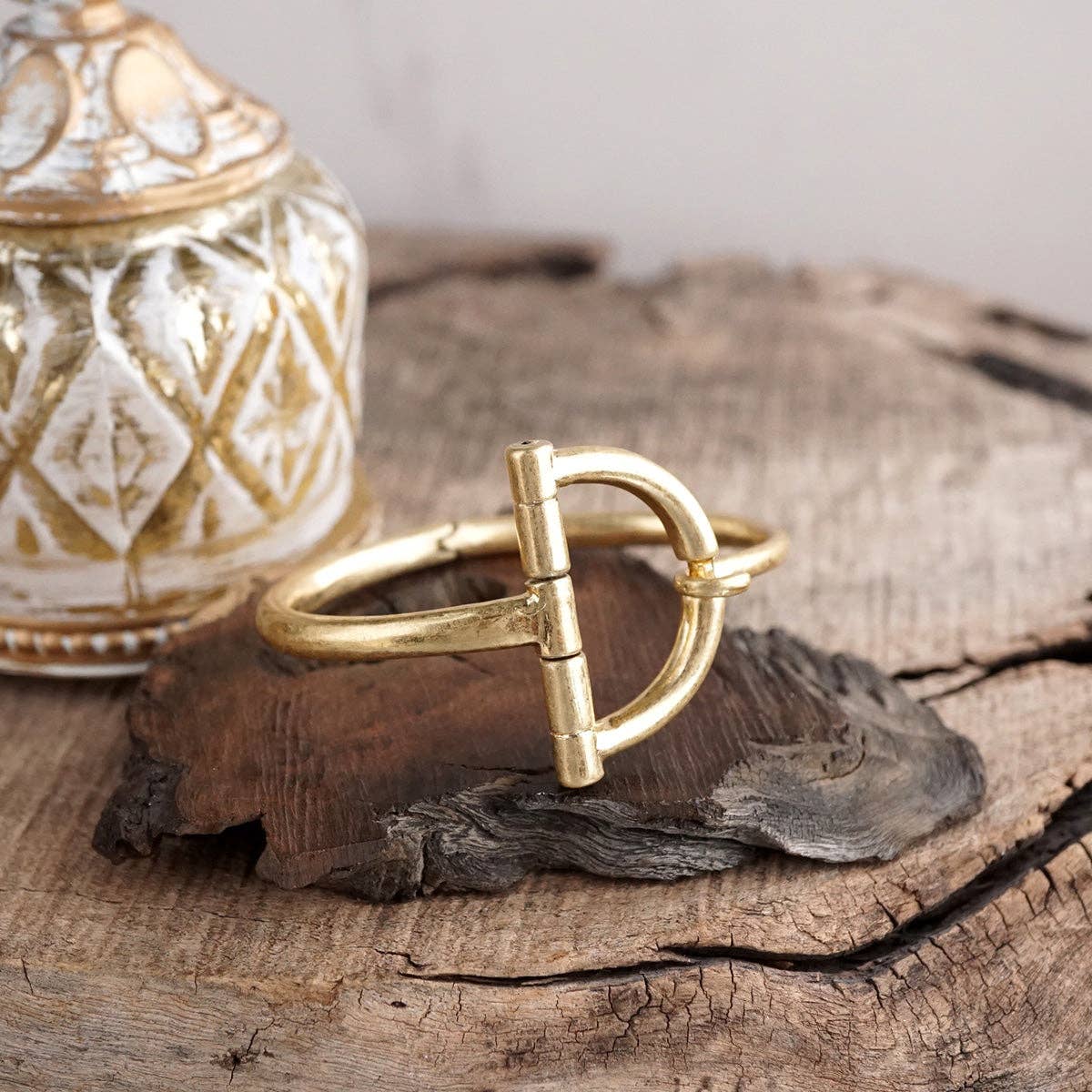 Equestrian Loop – Horsebit Hook Bracelet