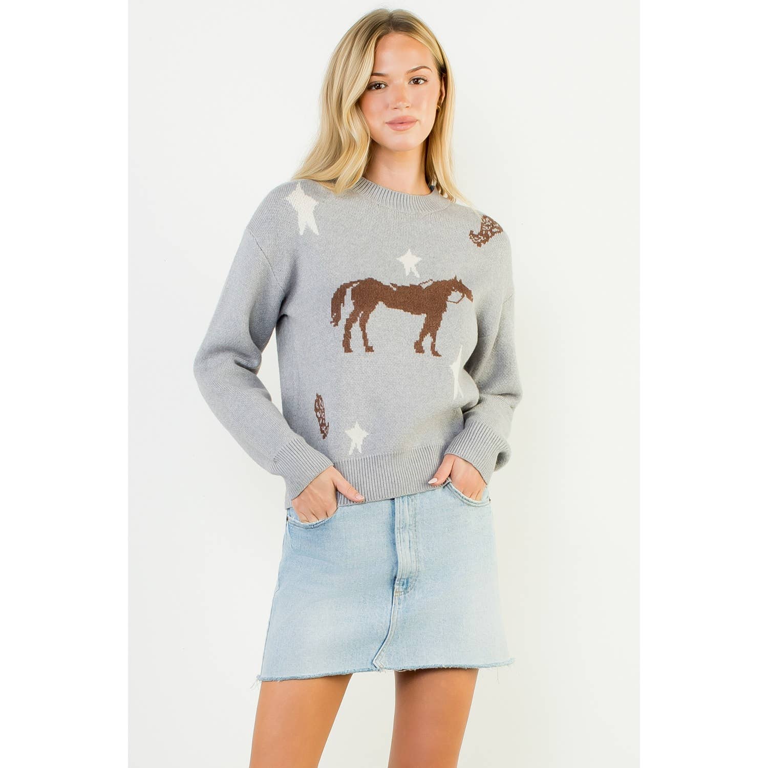 Horse And Star Knit Sweater