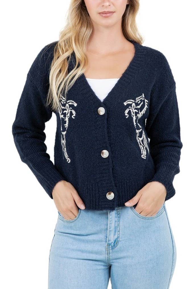 Prancing Horse Cardigan