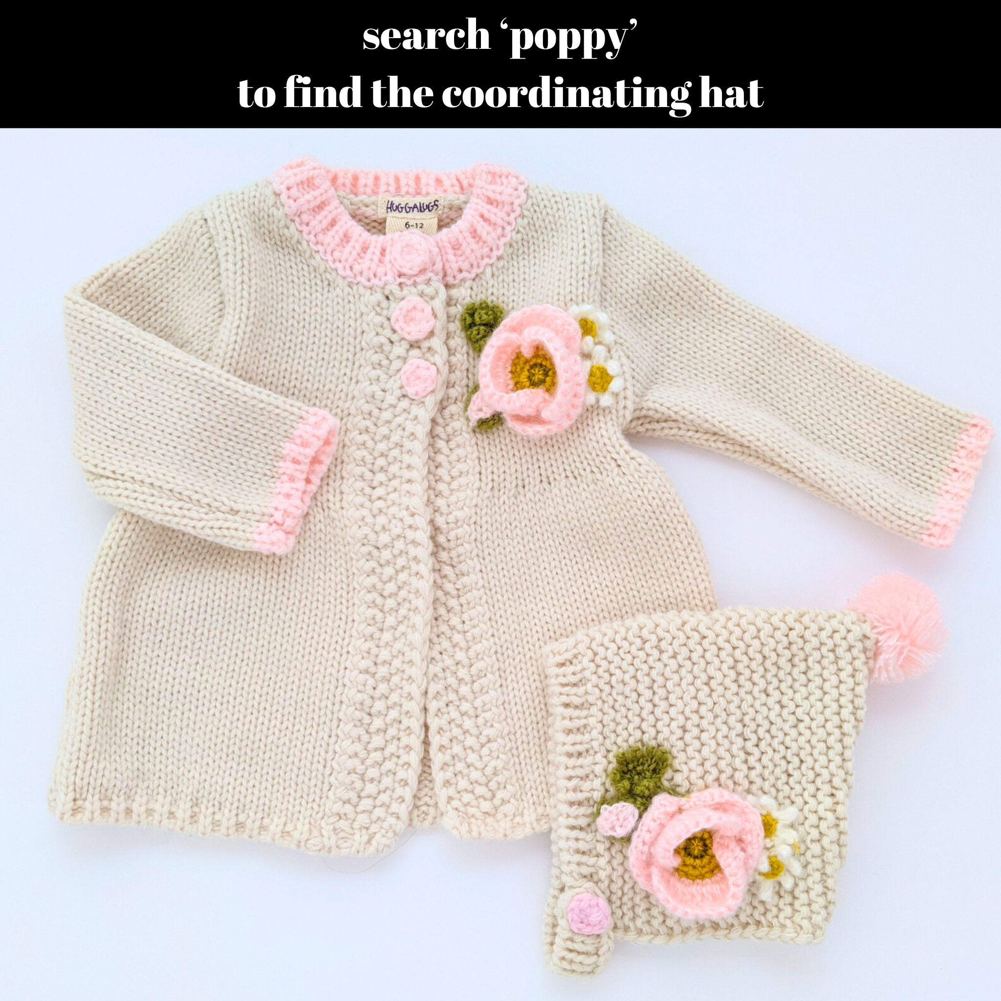 Children-Poppy Handknit Sweater Natural Baby & Toddler