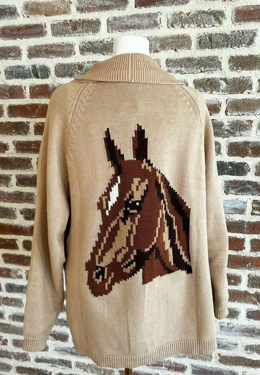 Equine Embrace Jacquard Sweater