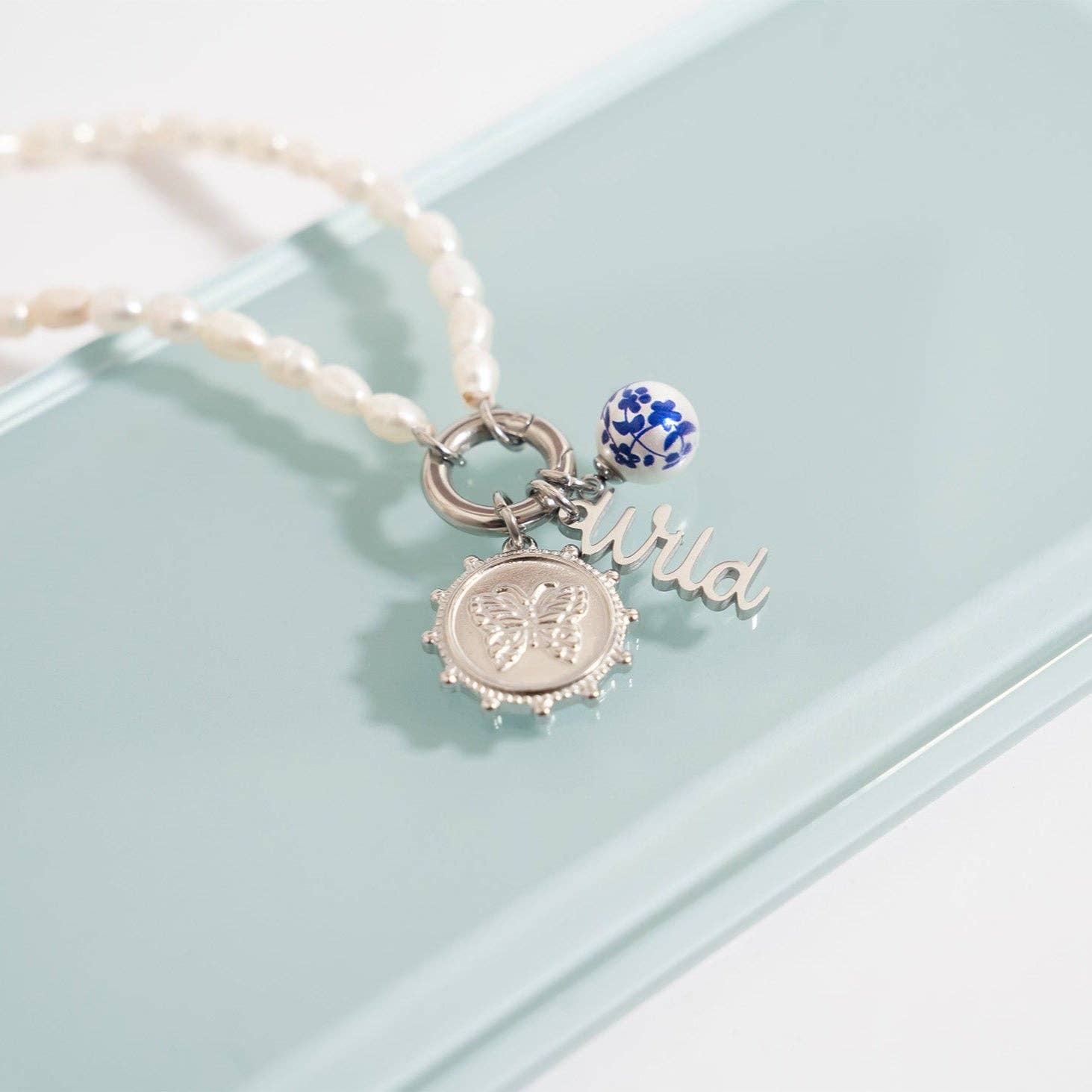 18K Gold PVD Stainless Steel Wild Charm