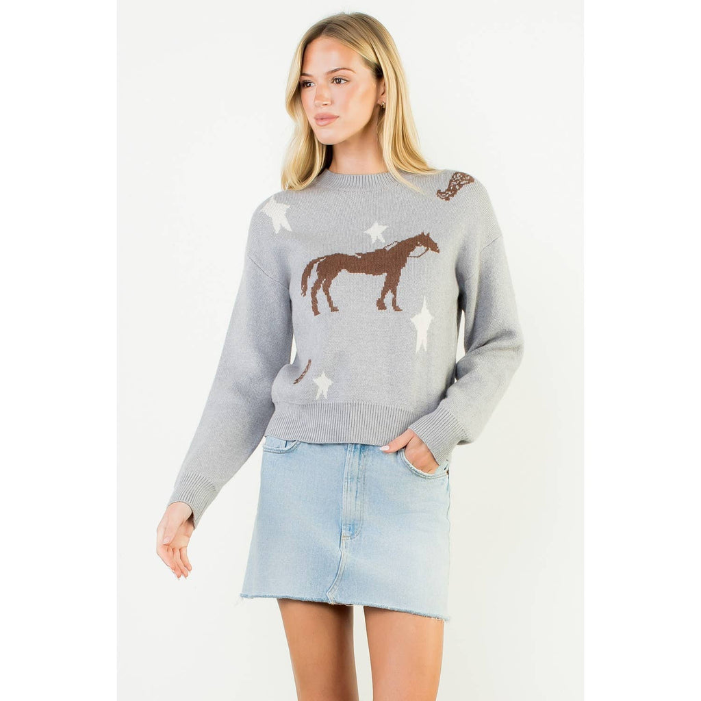 Horse And Star Knit Sweater