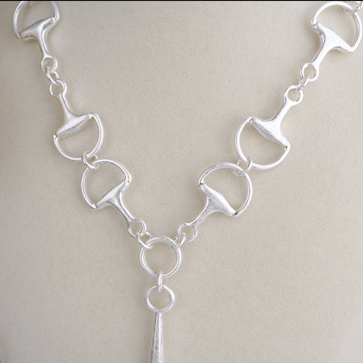 Bit by Bit – Horse Bit Pendant Chain Necklace