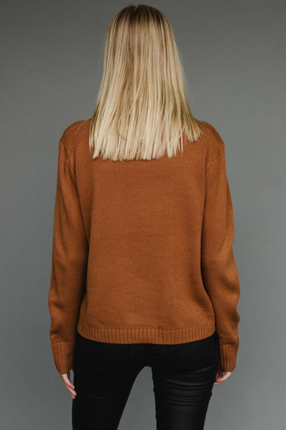 Brown Whiskey Weather Sweater