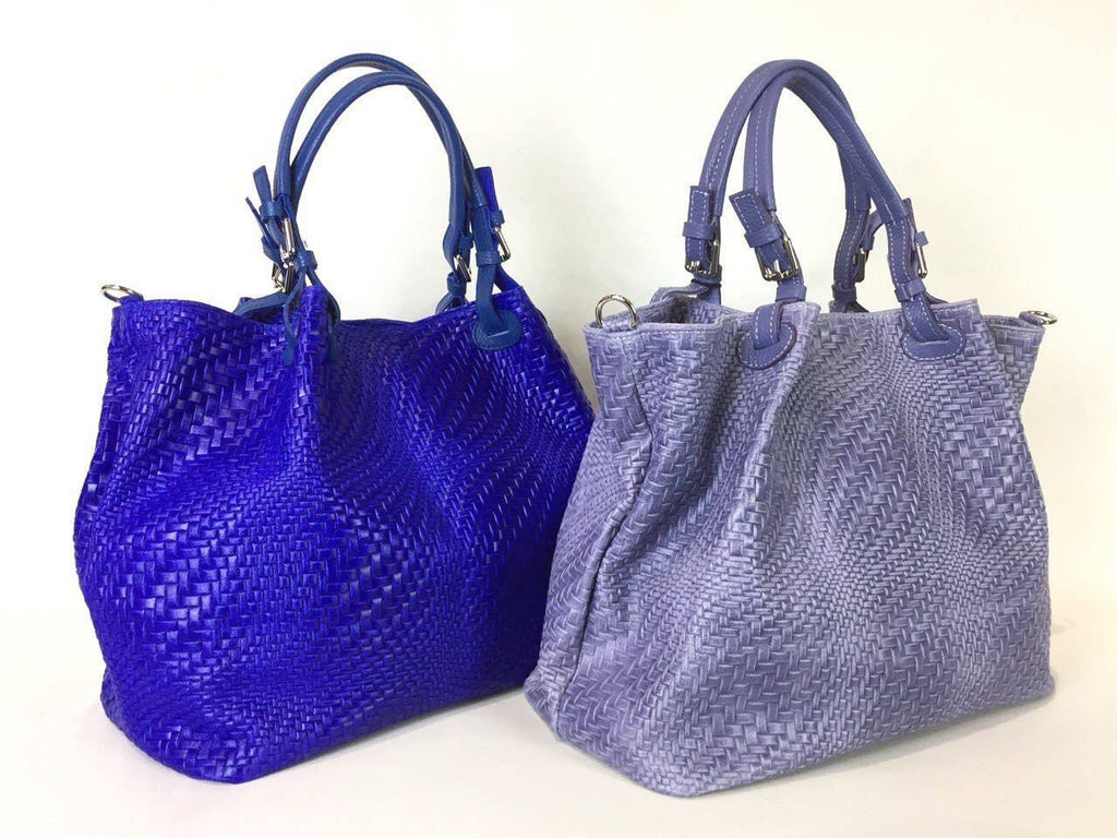 Italian Woven Leather Handbag