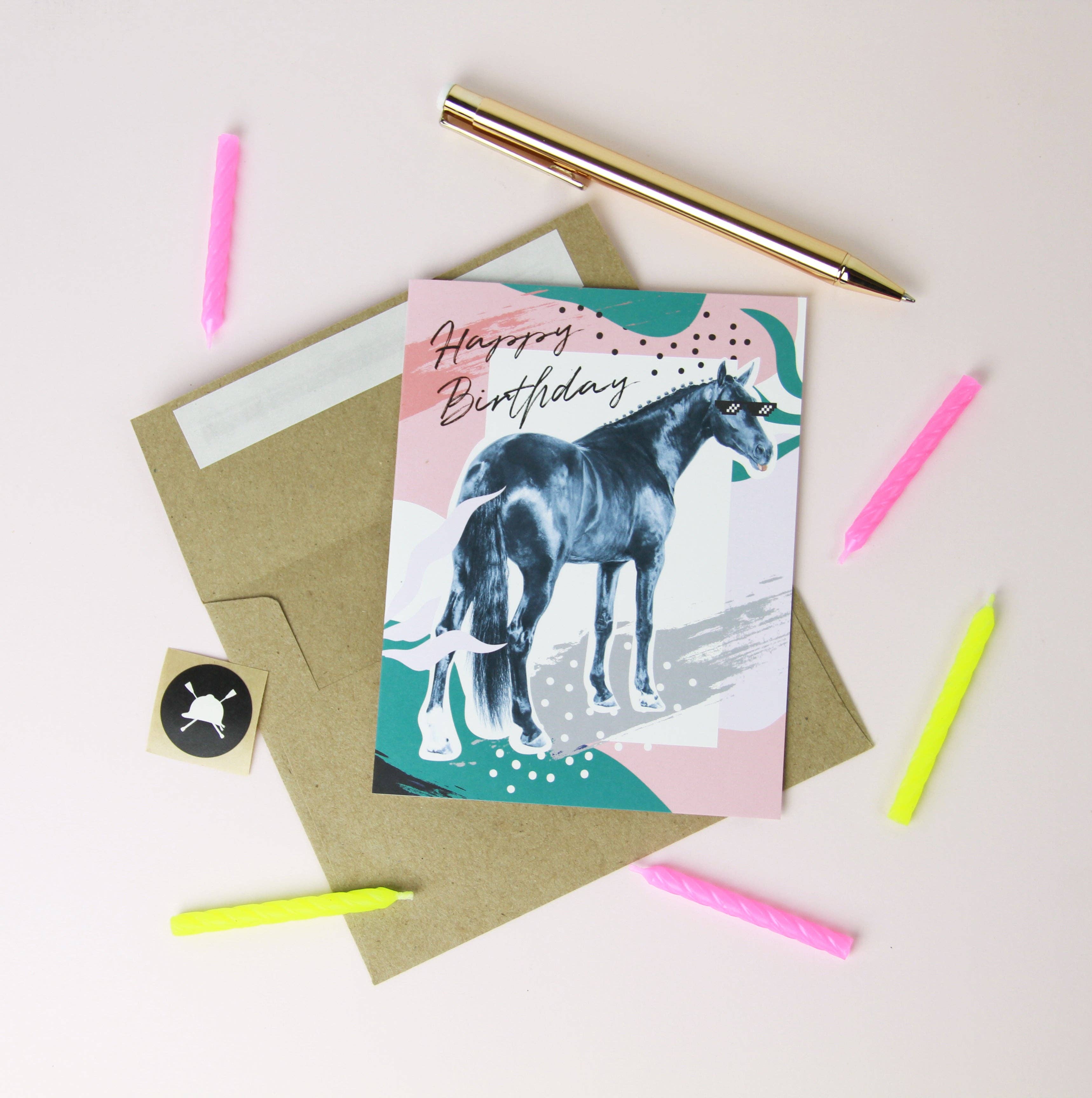 Pop Art Horse Birthday