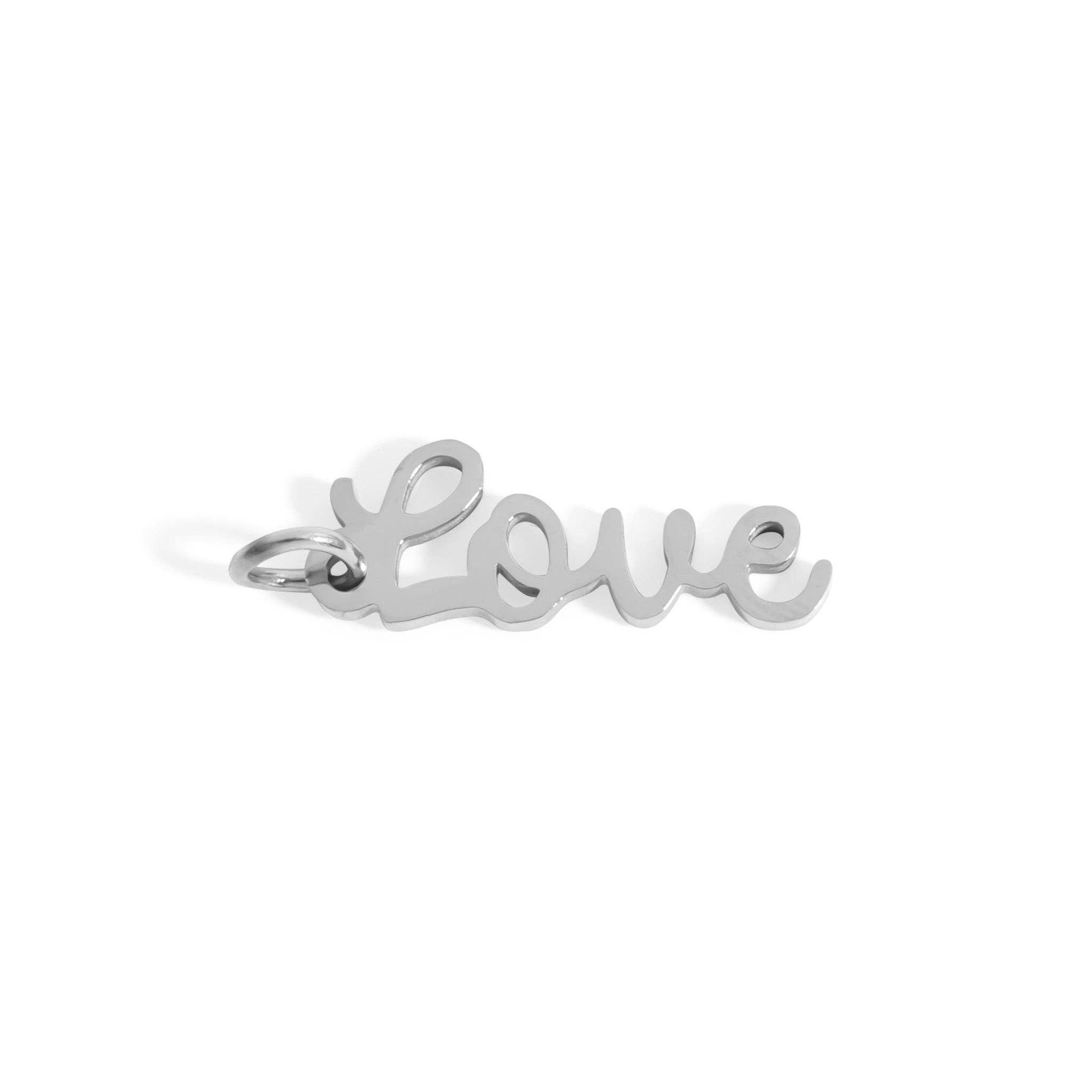 18K Gold PVD Stainless Steel Love Charm