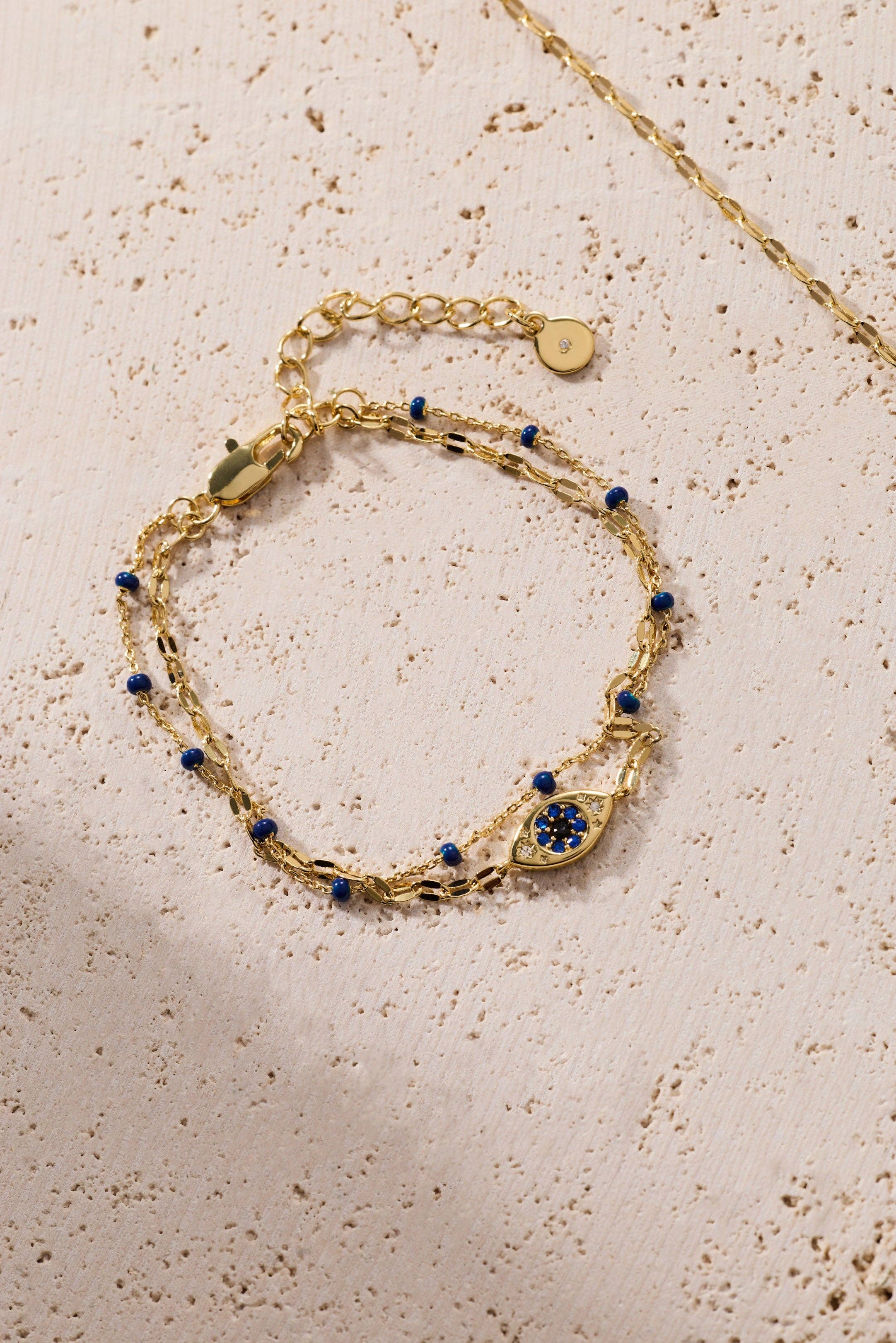 Festival Double Strand Evil Eye Bracelet