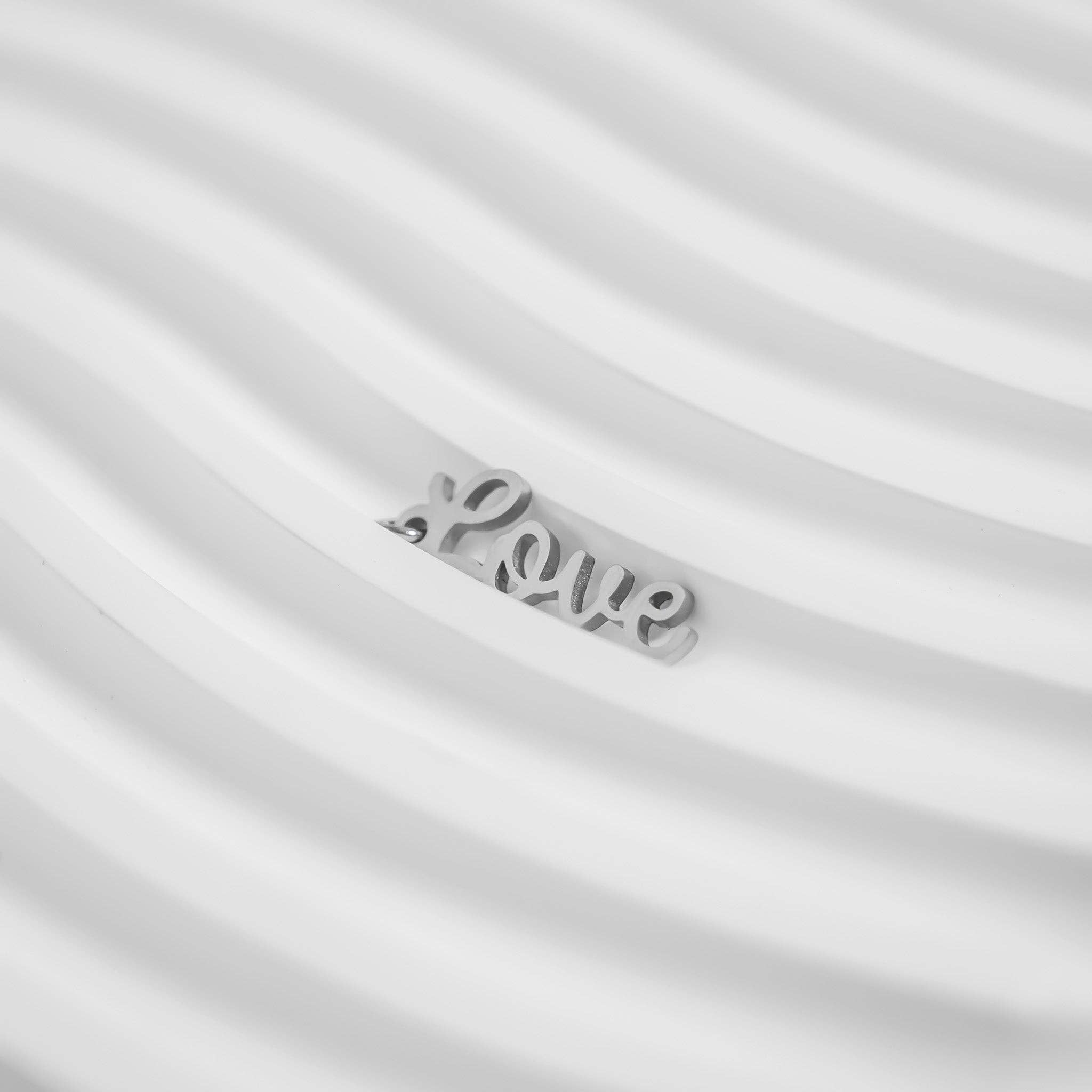 18K Gold PVD Stainless Steel Love Charm