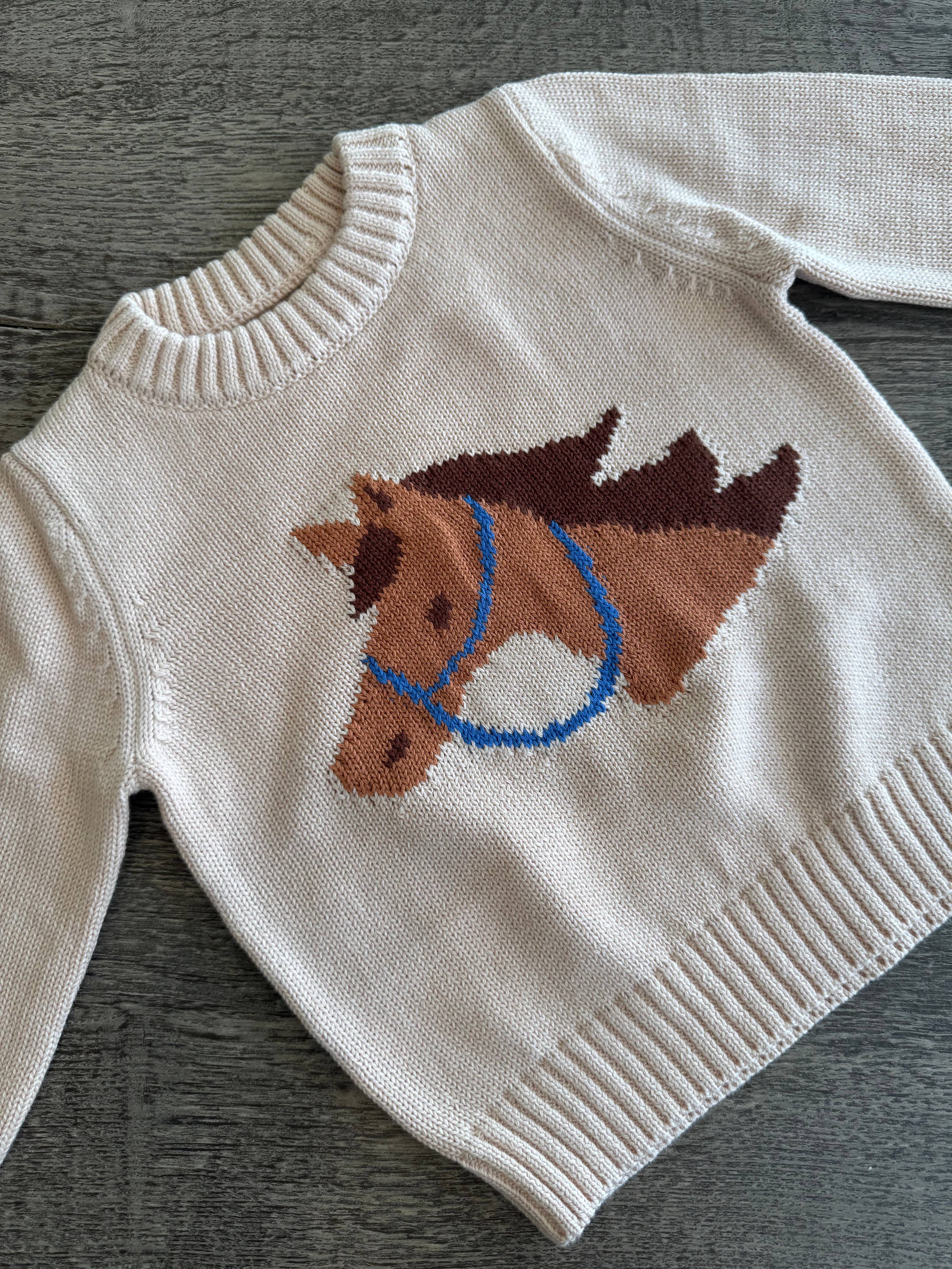Pony Pal Baby Knit Sweater
