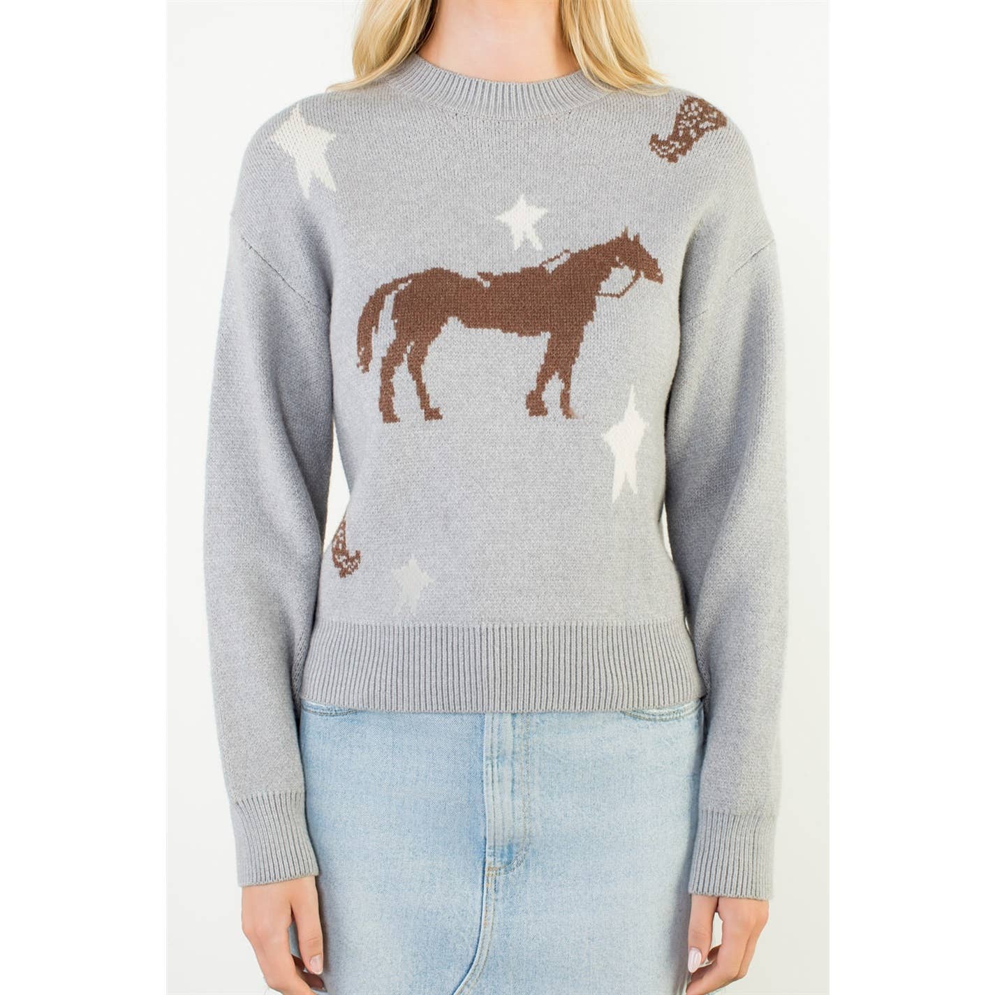 Horse And Star Knit Sweater