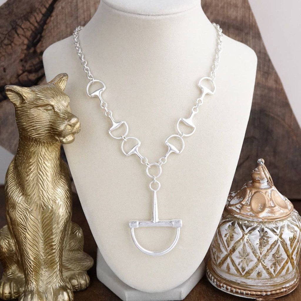Bit by Bit – Horse Bit Pendant Chain Necklace