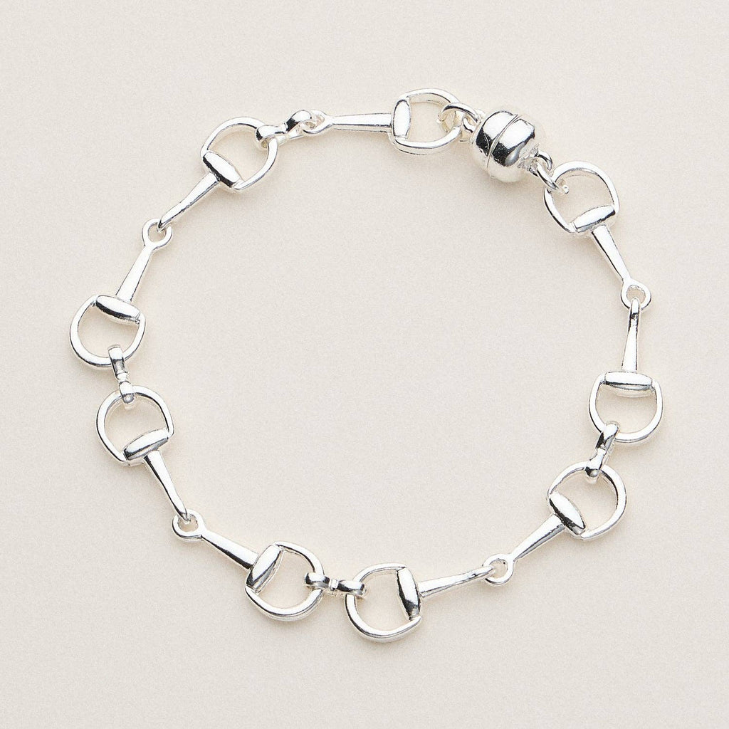 Gold and Silver Bit Chain Bracelet Set