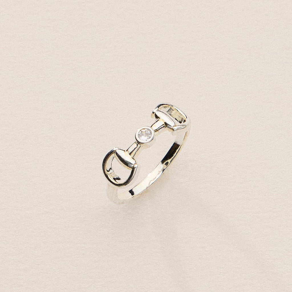 Equestrian-Inspired Bit Ring – 18K Gold Dipped