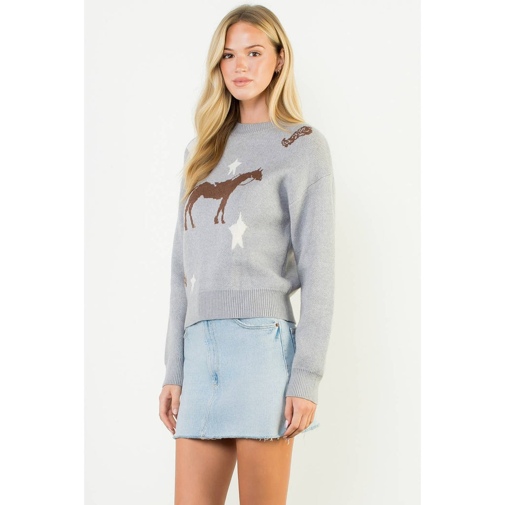Horse And Star Knit Sweater