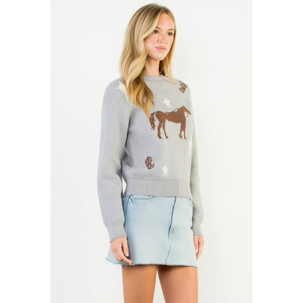 Horse And Star Knit Sweater