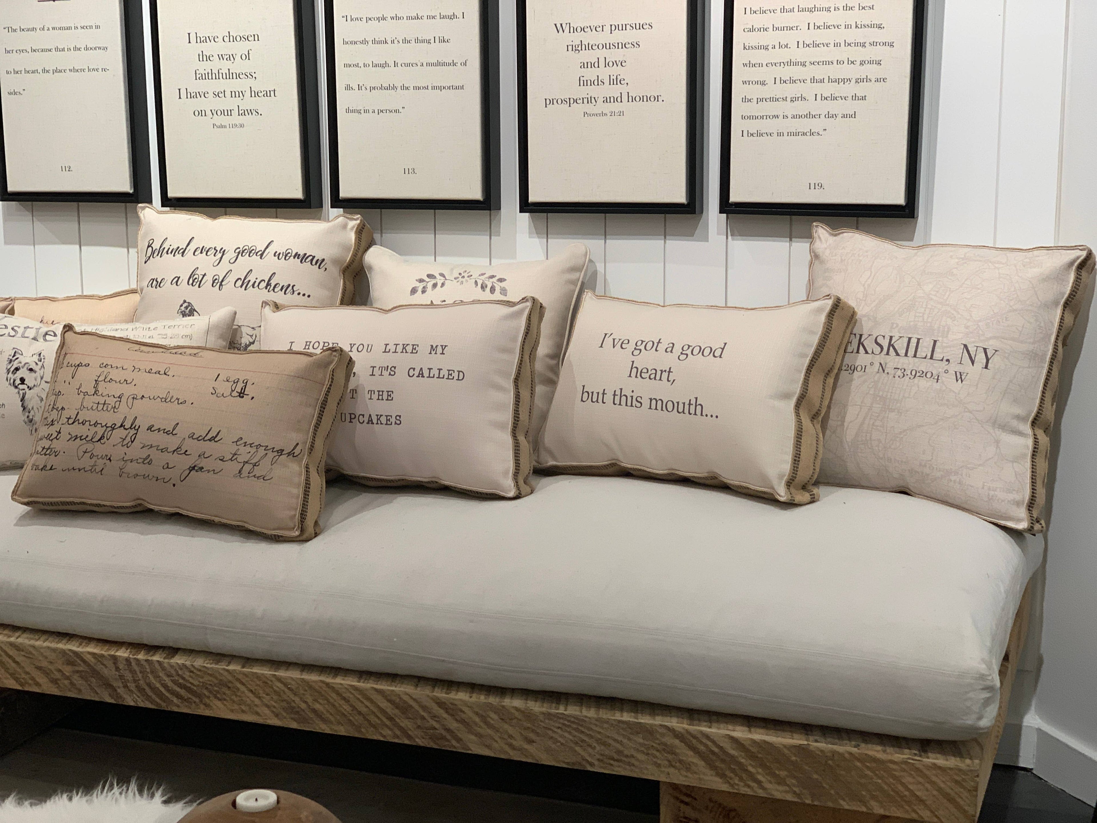 23" x 15" - Decorative Pillow - Classy, sassy...