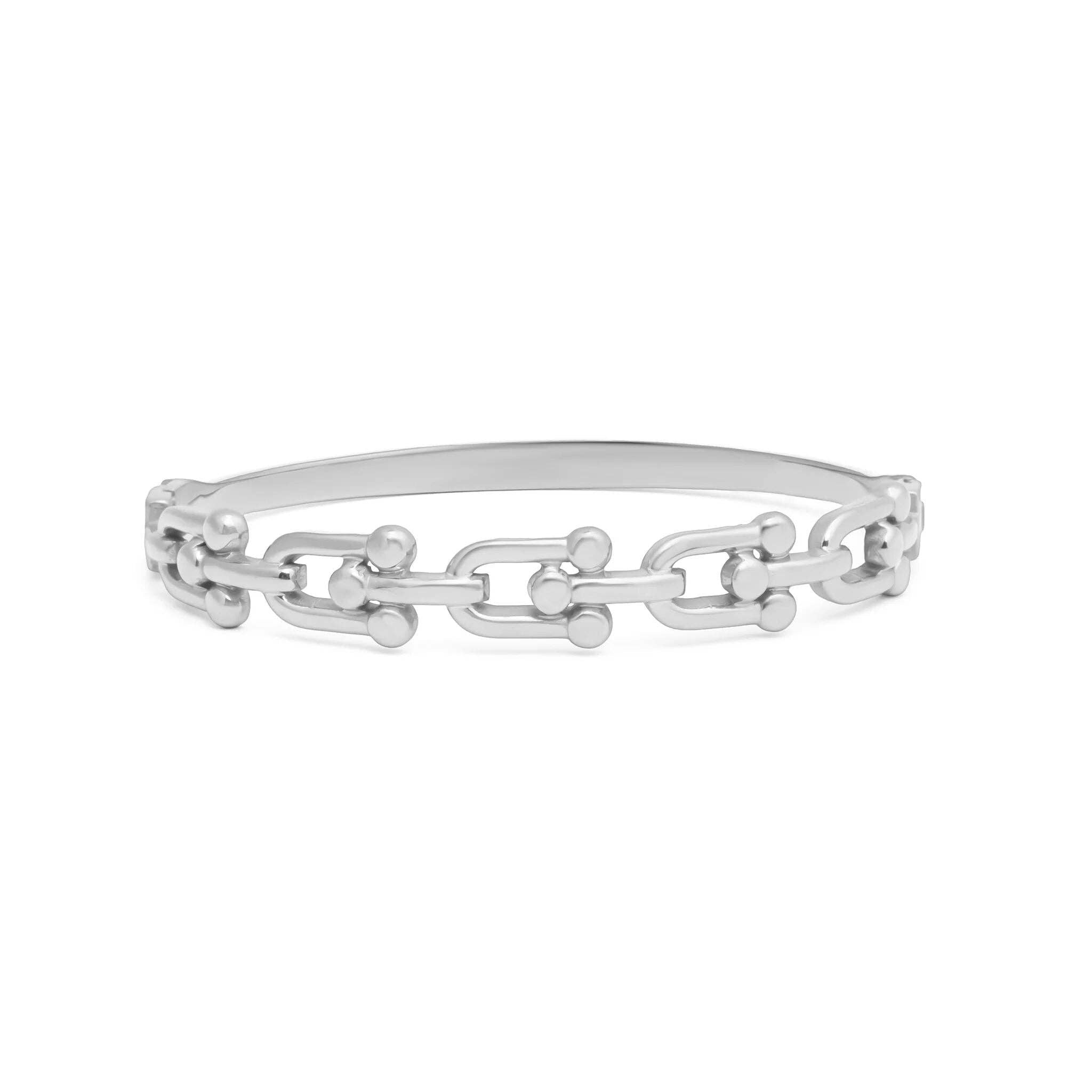 18K Gold PVD Stainless Steel Hardware Bangle Bracelet