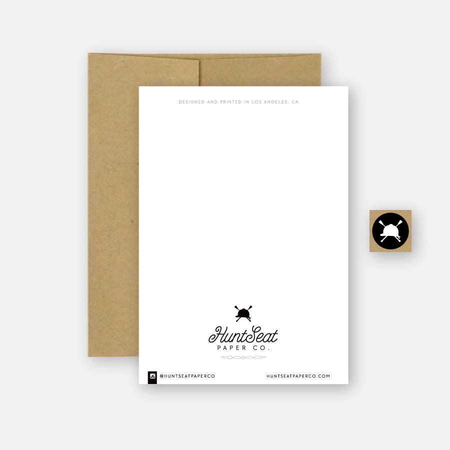 Happy Birthday Equestrian Horse Greeting Card