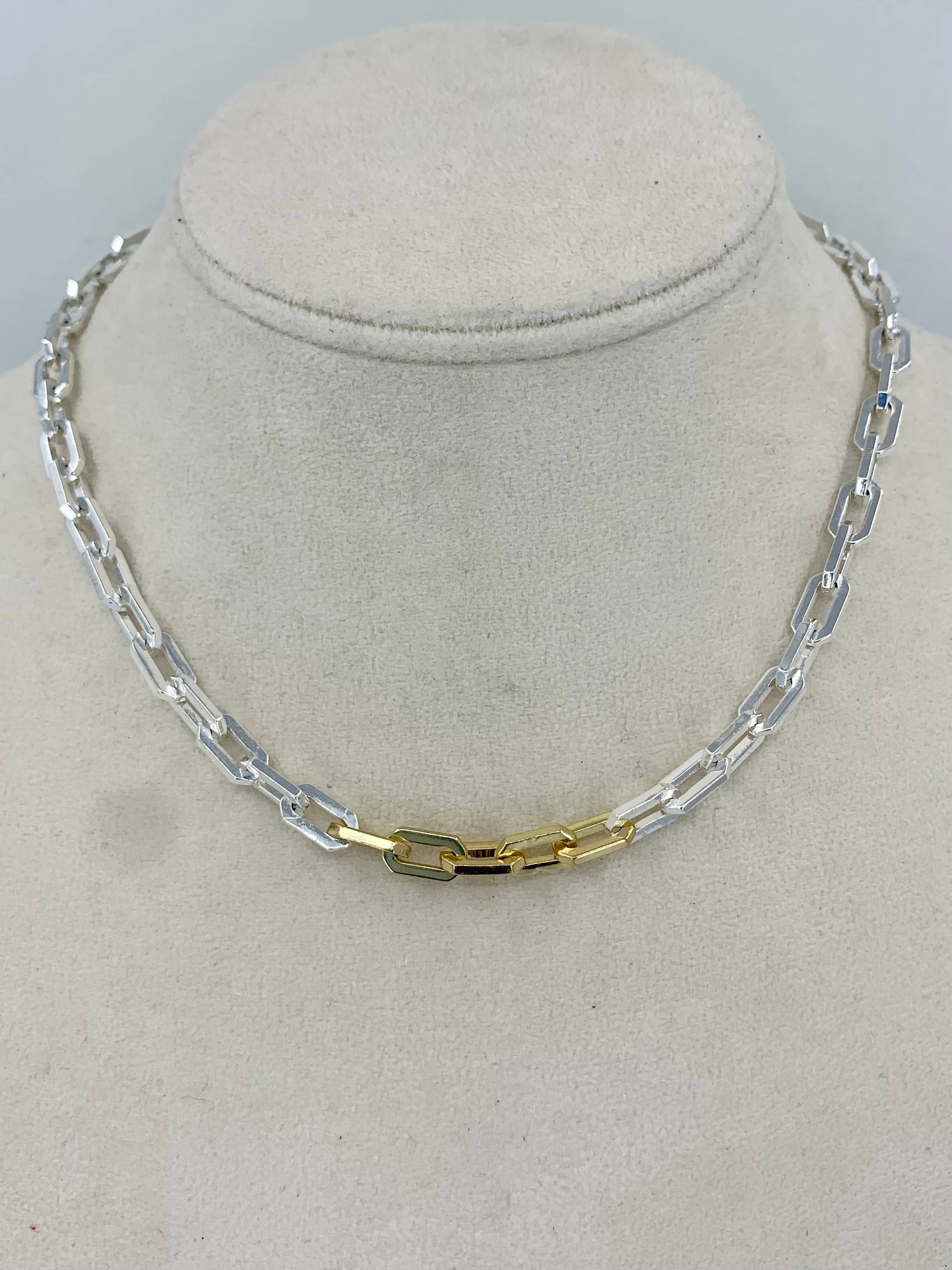 Apple Handmade Link & Chain Necklace from Chicago