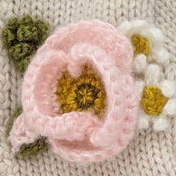 Children-Poppy Handknit Sweater Natural Baby & Toddler