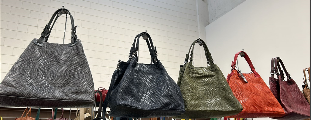 Italian Woven Leather Handbag