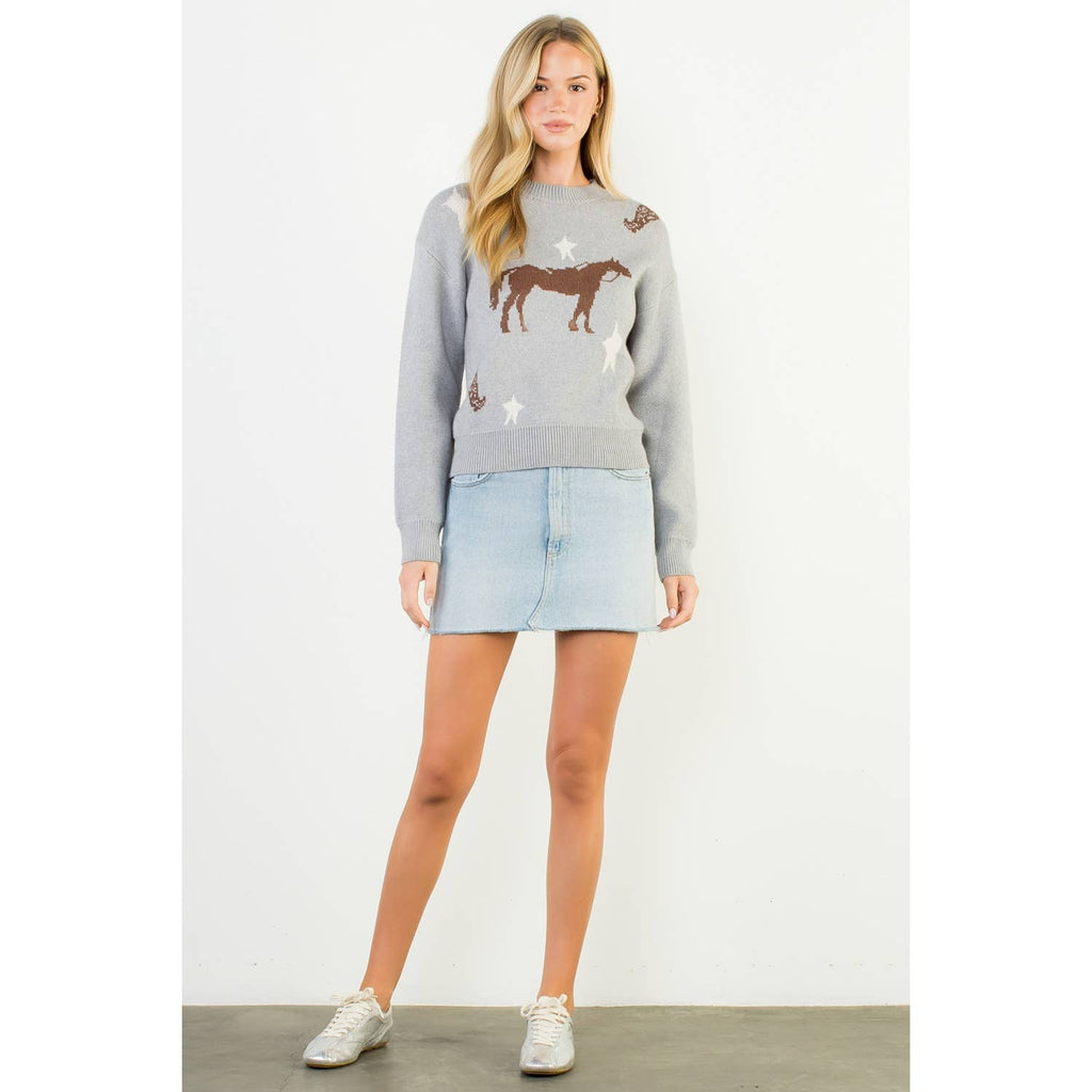 Horse And Star Knit Sweater