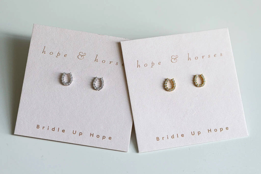 Luxe Horseshoe Earrings