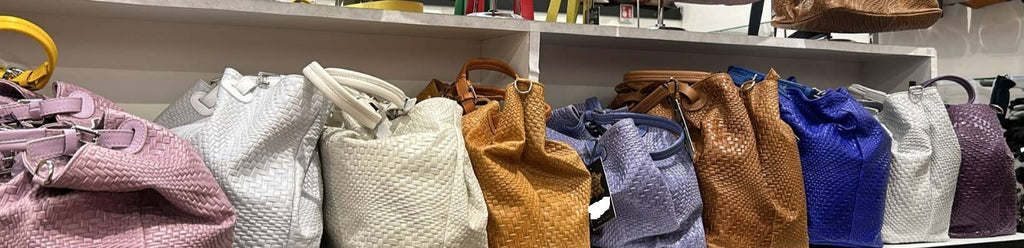 Italian Woven Leather Handbag