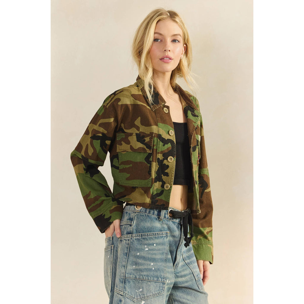 Camo Contrast Jacket