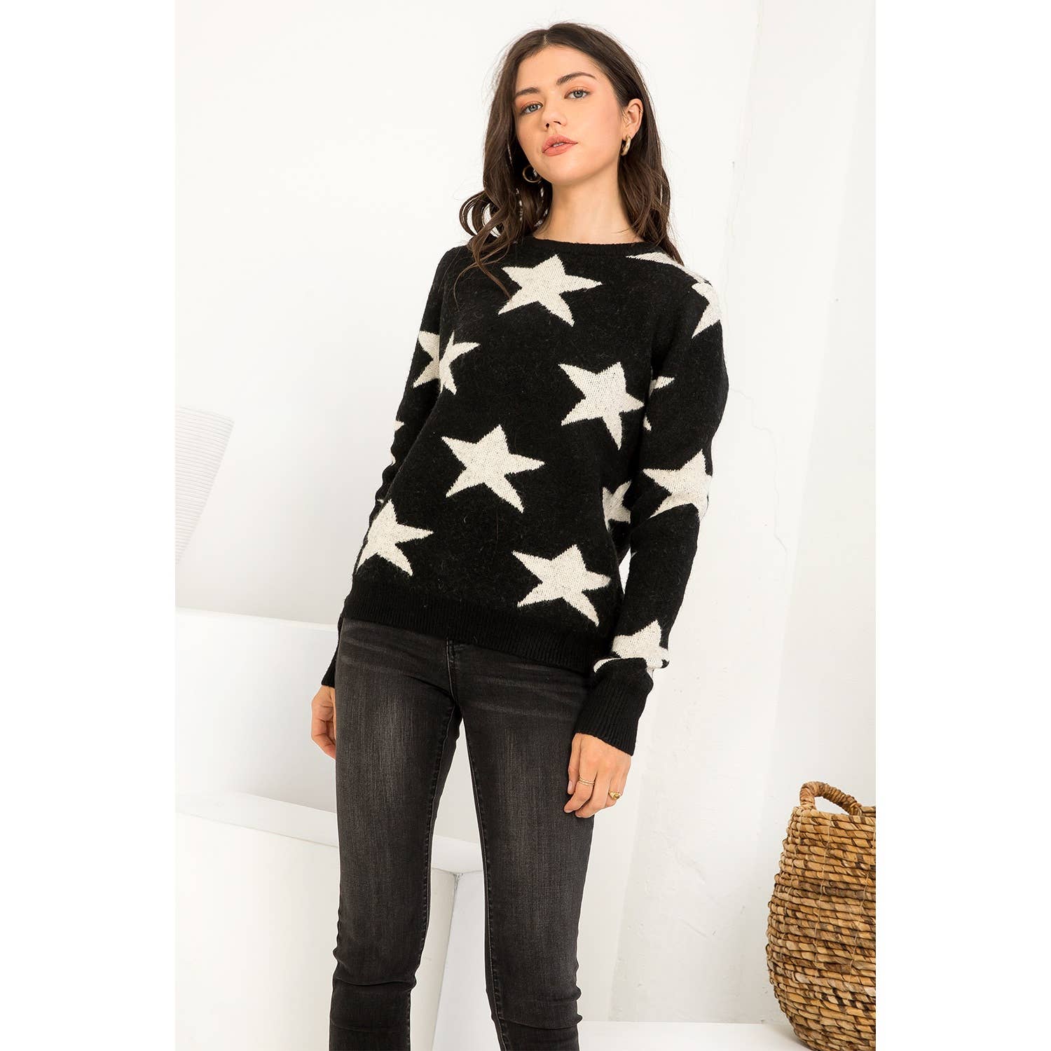 Star Knit Sweater