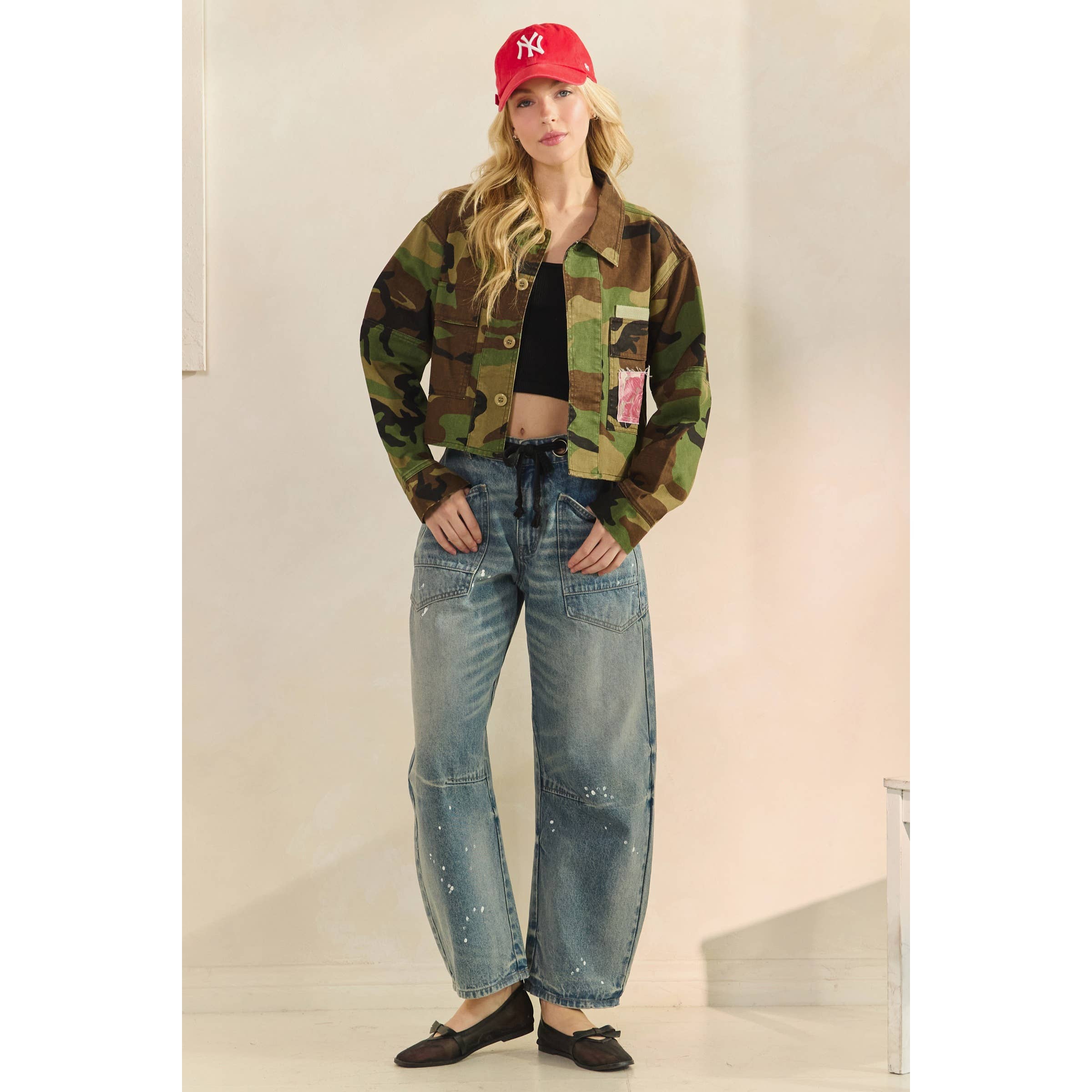 Camo Contrast Jacket