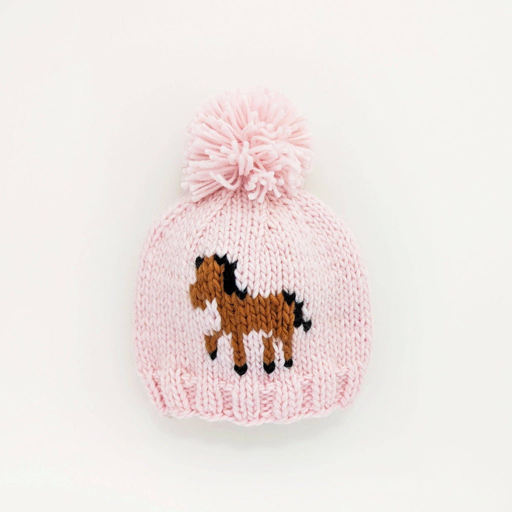 Pony Beanie Hat Blush for Baby & Kids