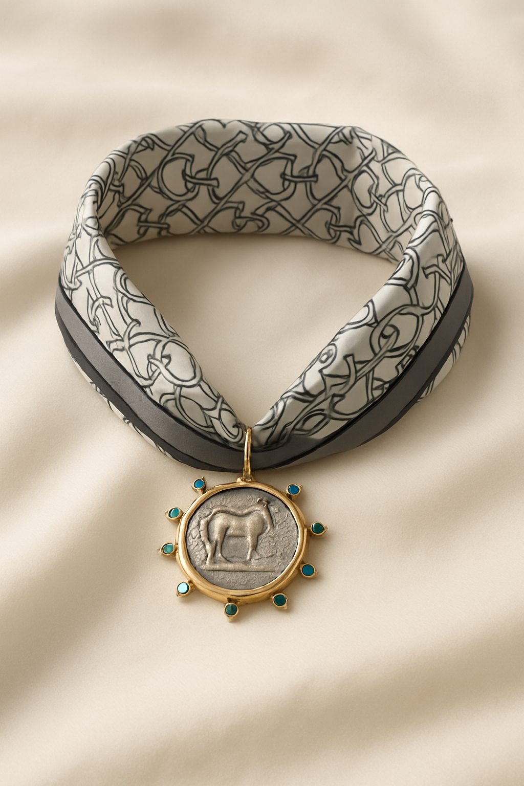 Necklace Jules-Scarf Necklace