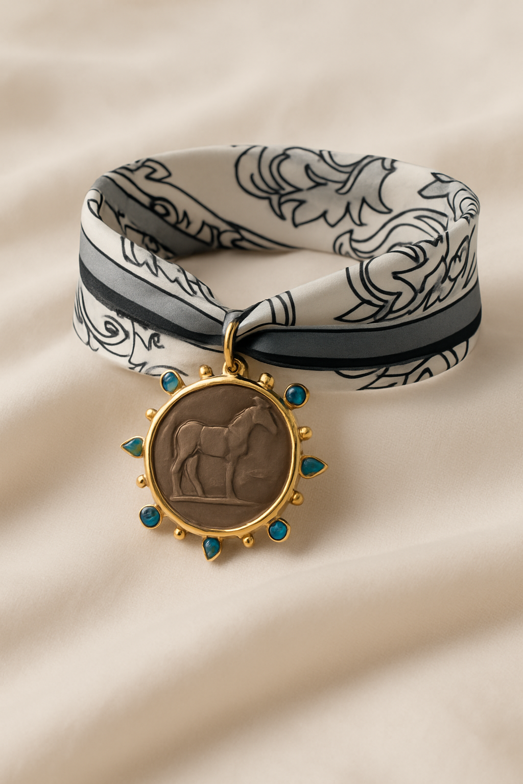 Necklace Jules-Scarf Necklace