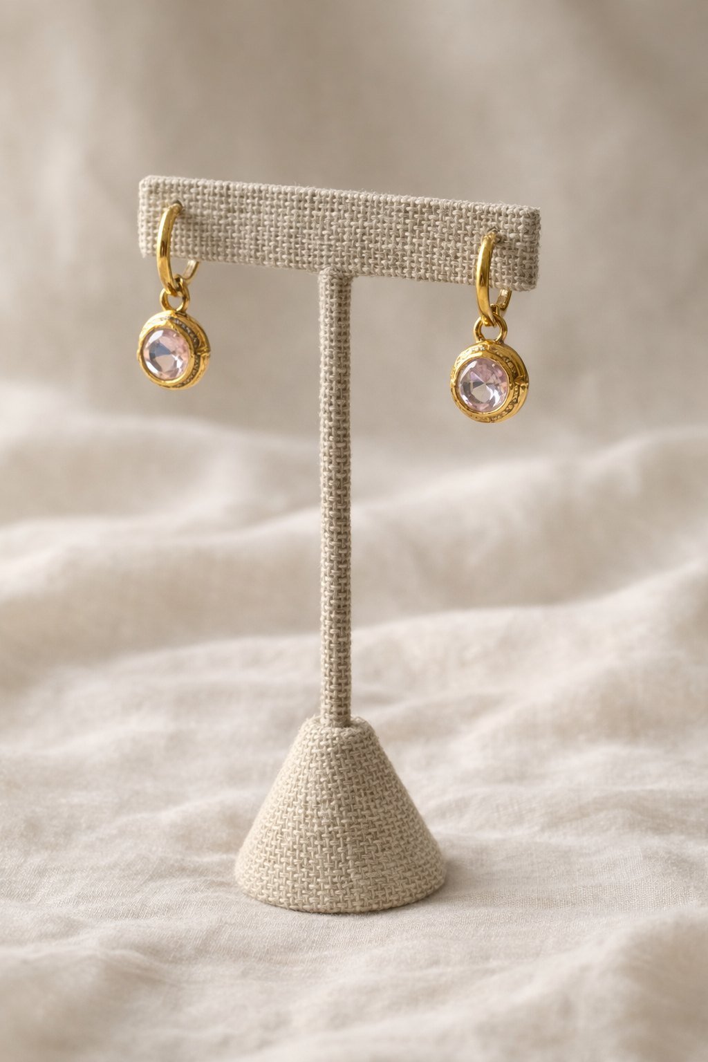 Gold CZ Earrings