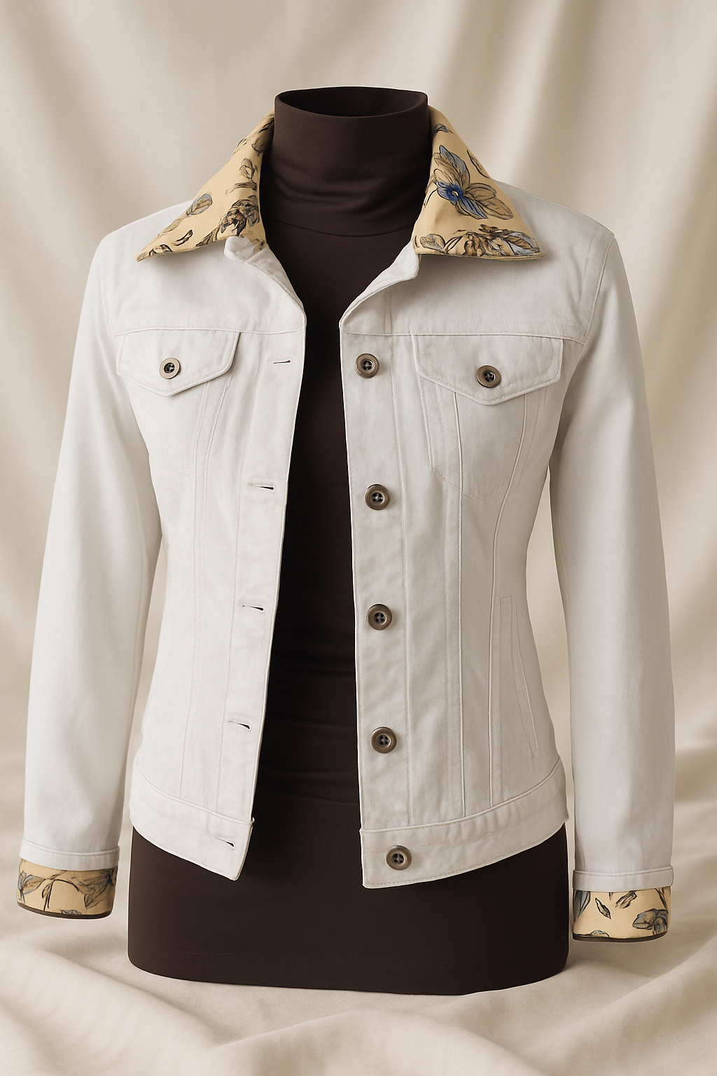 White Denim Jacket