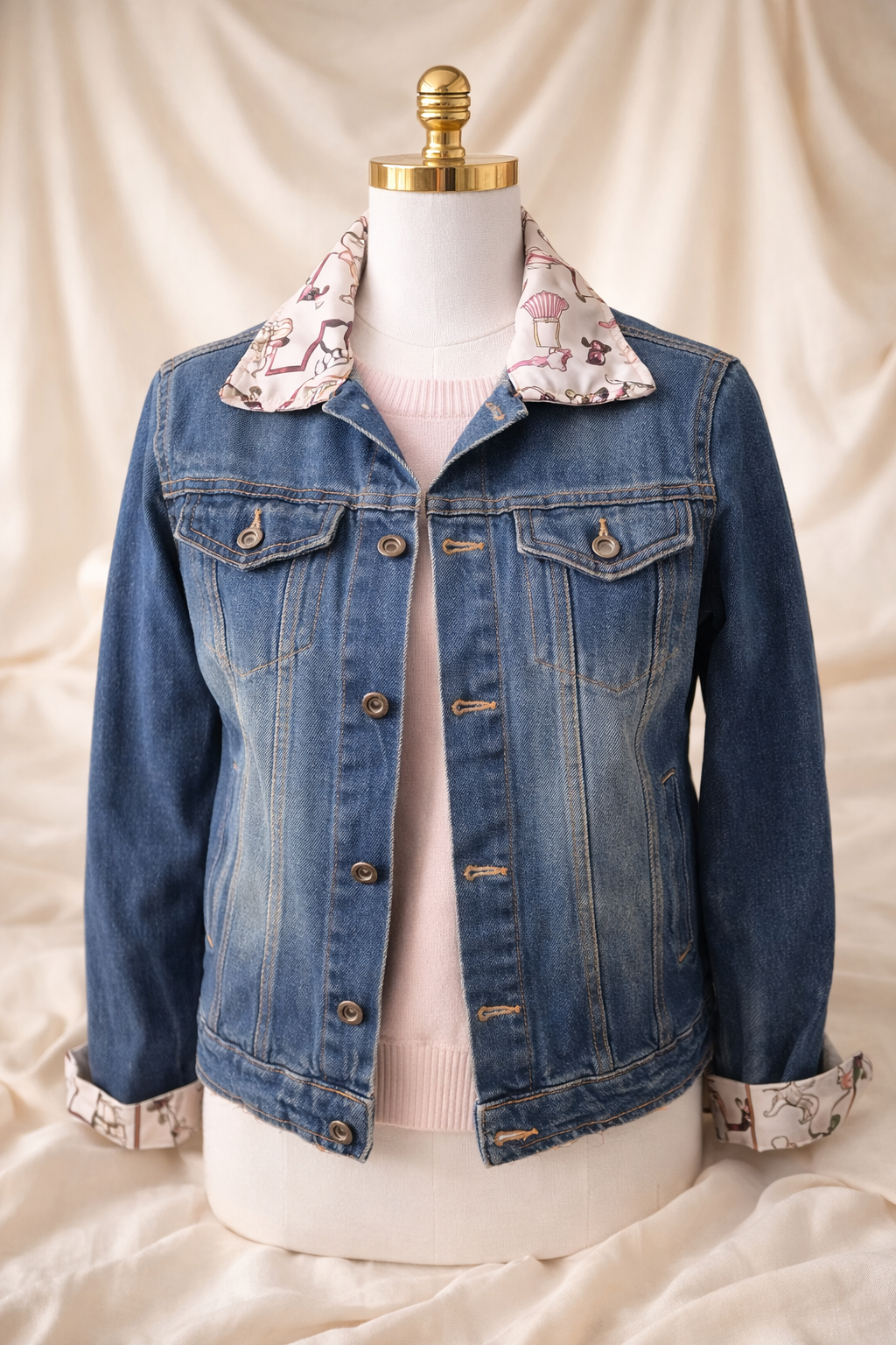 White Denim Jacket