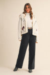 Cardigan Sweater w/Horse